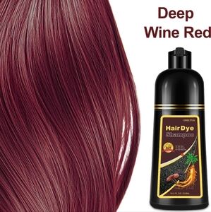 3in1 Hair Dye Shampoo Dark Wine Red 16.9 oz EXP 9/26
